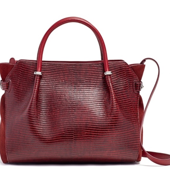 Nina Ricci Red Marche Satchel - Picture 1 of 6